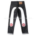 Jeans Hip Hop Impresos Retro Denim Streetwear