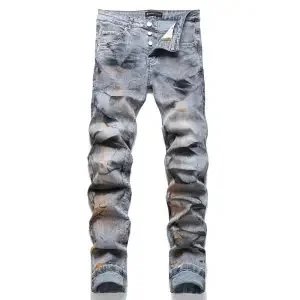 Jeans Skinny Ajustados Denim Streetwear