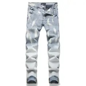 Jeans Skinny Ajustados Denim Streetwear