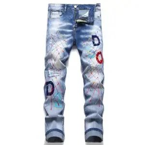 Jeans Skinny Ajustados Denim Streetwear