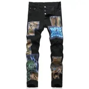 Jeans Skinny Ajustados Denim Streetwear