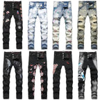 Jeans Skinny Ajustados Denim Streetwear