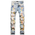 Jeans Skinny Ajustados Denim Streetwear