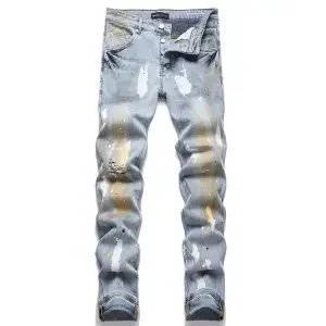 Jeans Skinny Ajustados Denim Streetwear