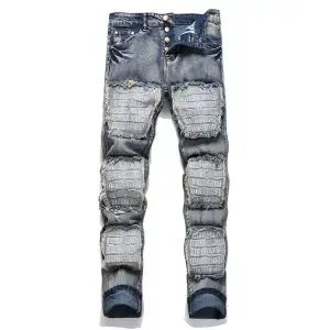 Jeans Skinny Ajustados Denim Streetwear
