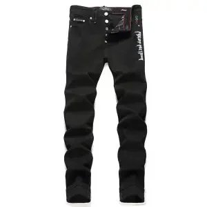 Jeans Skinny Ajustados Denim Streetwear