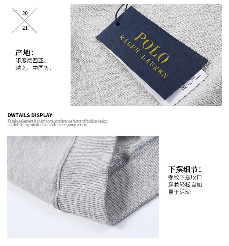 Sudadera Capucha RA*PH LAUREN Clásico Americano