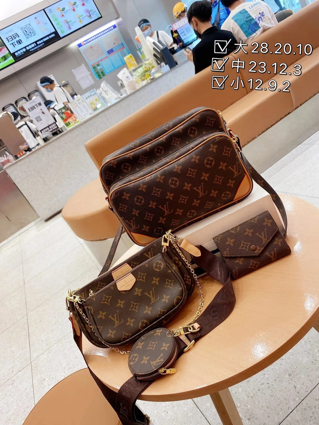 Bolsa ZX-1 Tres Piezas Calidad Alta