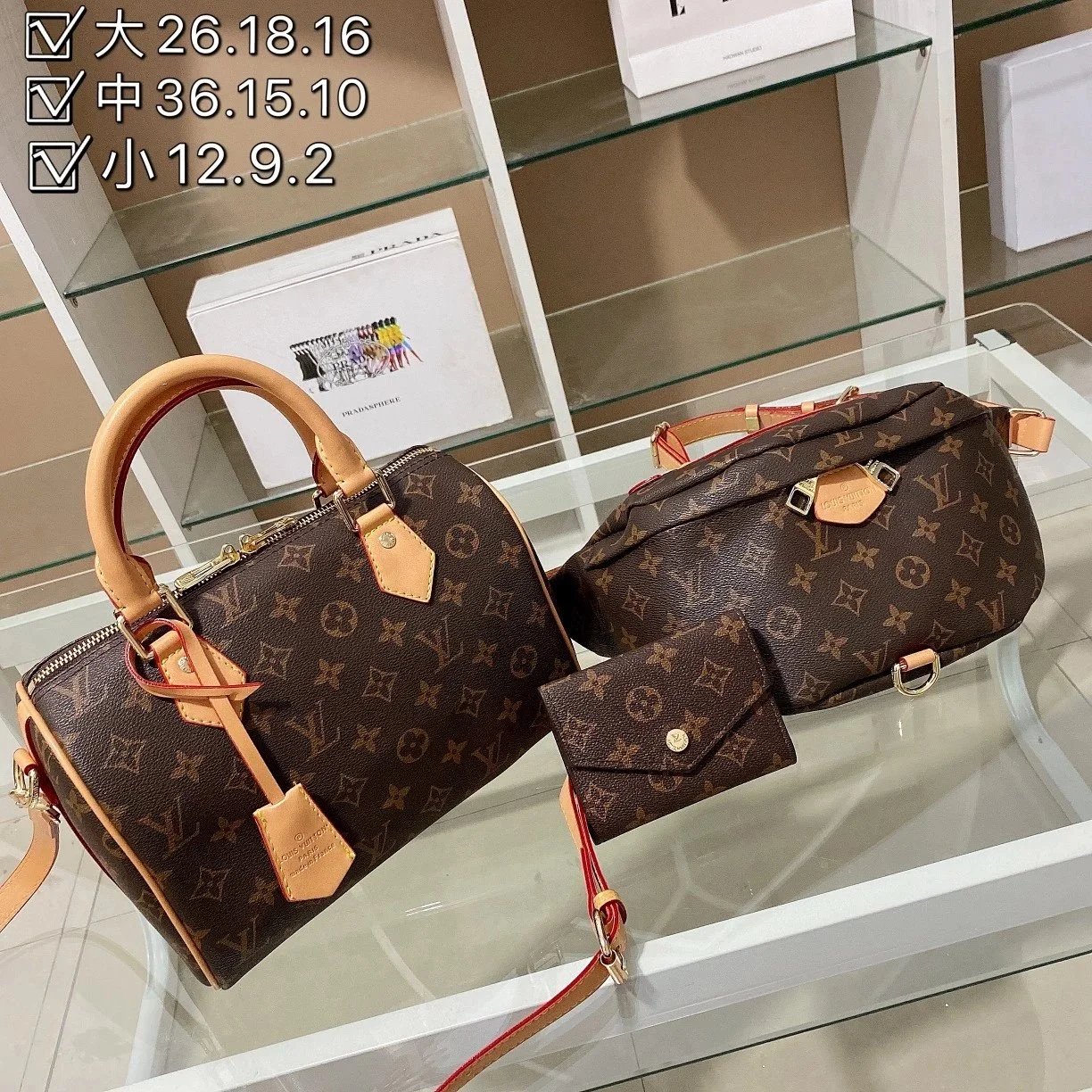 Bolsa ZX-1 Tres Piezas Calidad Alta