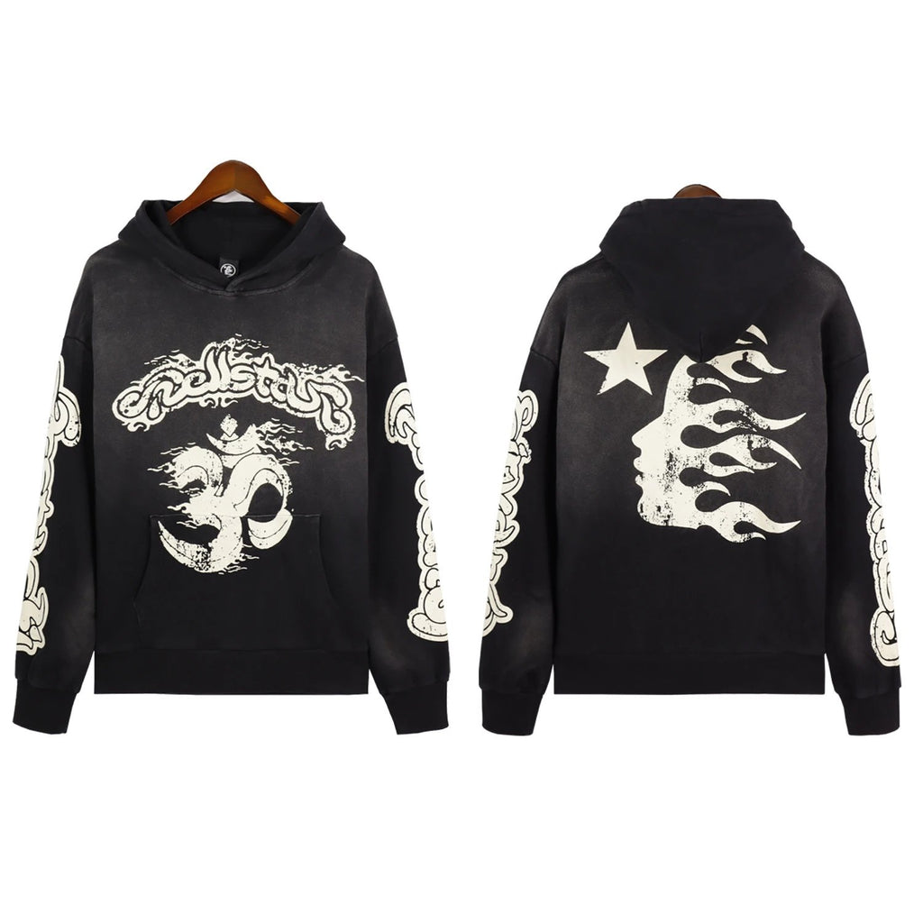 Sudadera Capucha HEL*STAR Streetwear Urbano