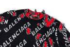 Jersey Balenciaga Logo Completo Desgastado