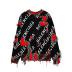 Jersey Balenciaga Logo Completo Desgastado