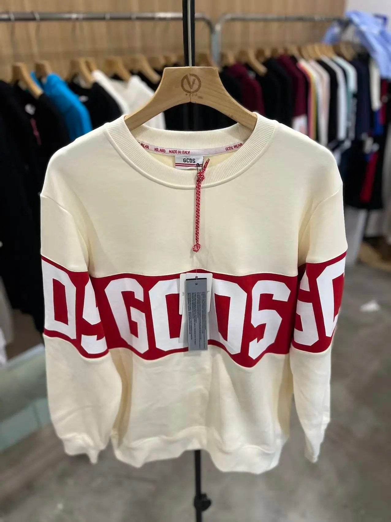 Sudadera Capucha GCDS Streetwear Italiano