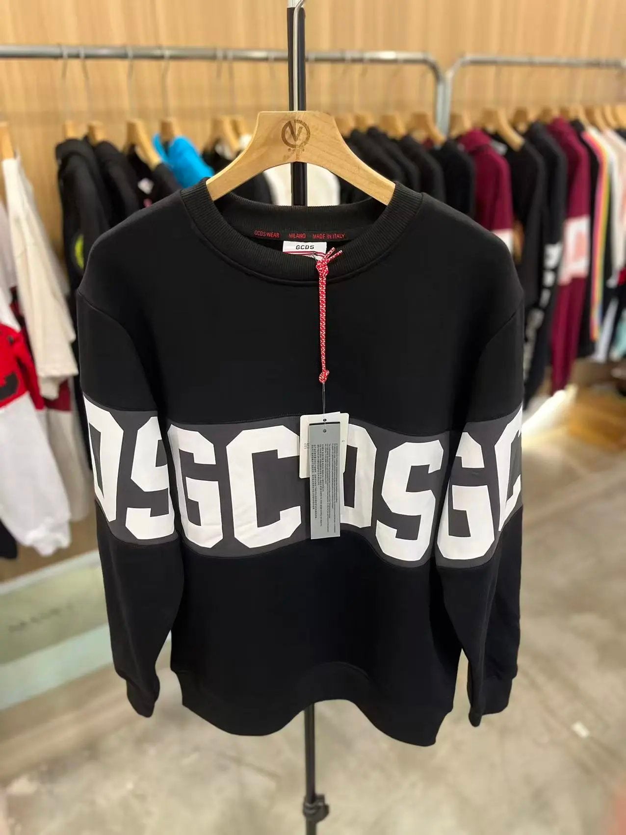 Sudadera Capucha GCDS Streetwear Italiano