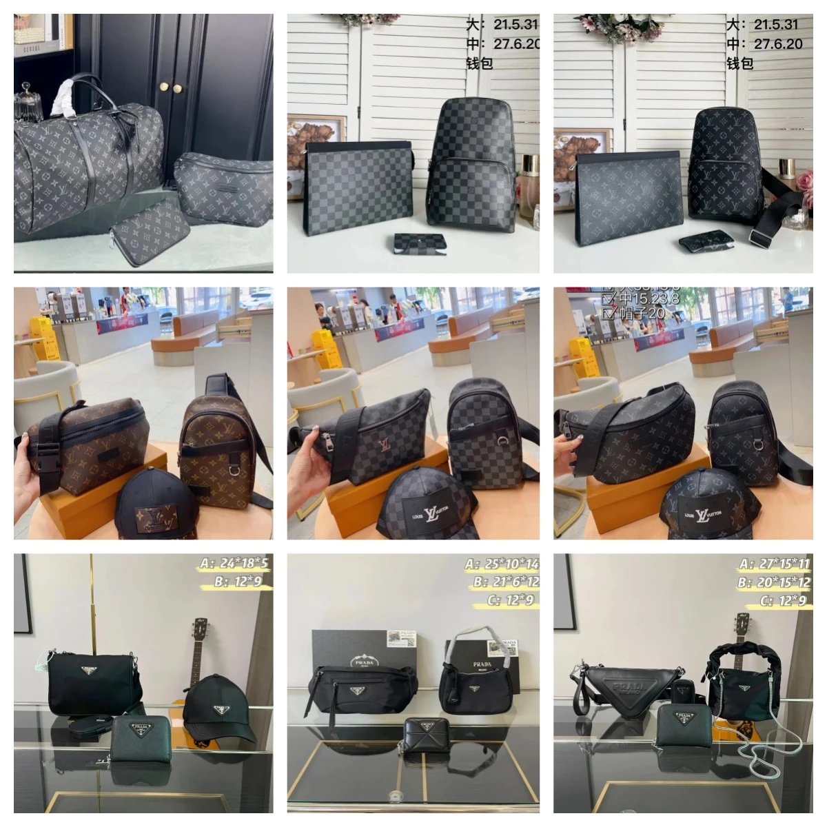 Bolsa ZX-1 Tres Piezas Calidad Alta Imagen secundaria del producto