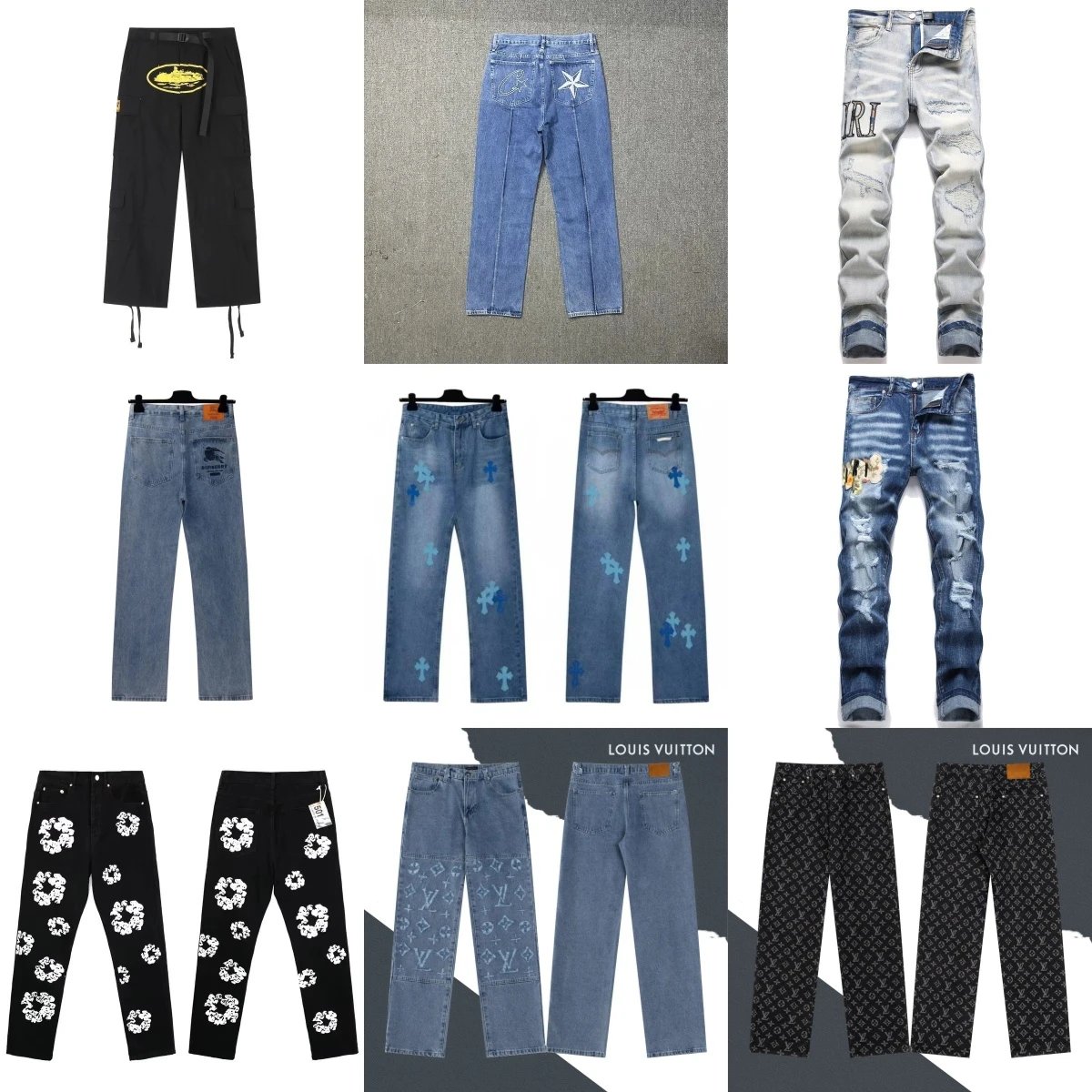 Jeans de Marca Estilo Urbano