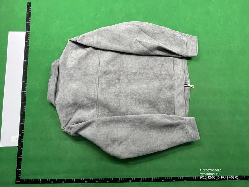 Chaqueta Cargo Ante Imitación Doble Bolsillo - Image 1