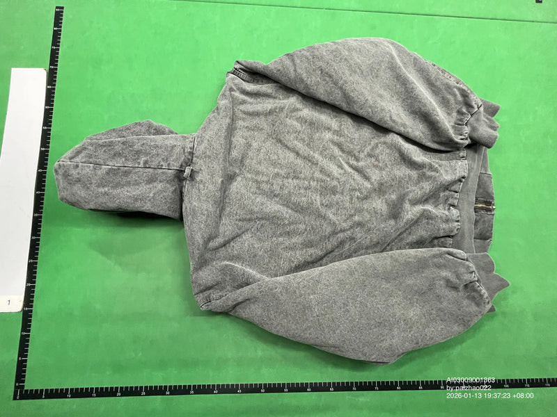 Chaqueta Carhartt Capucha Cremallera Lavado Desgastado - Image 8