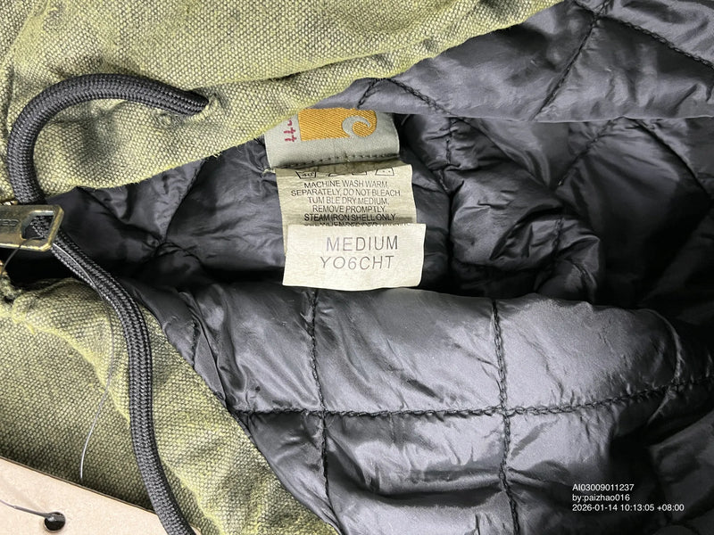 Chaqueta Carhartt Capucha Cremallera Lavado Desgastado - Image 6