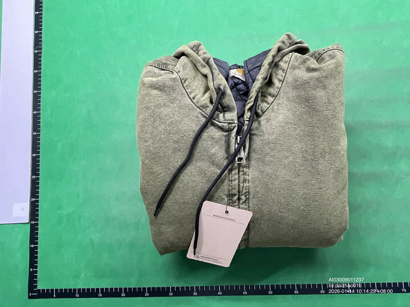 Chaqueta Carhartt Capucha Cremallera Lavado Desgastado - Image 4