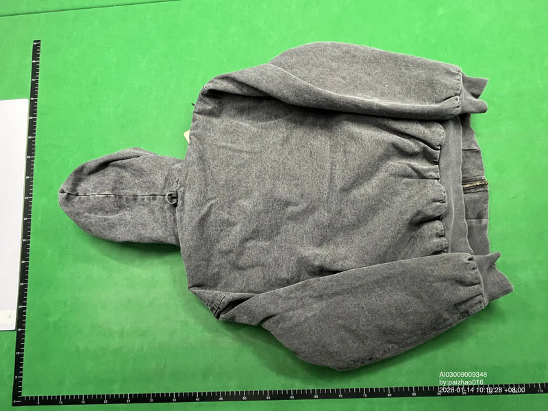 Chaqueta Carhartt Capucha Cremallera Lavado Desgastado - Image 2