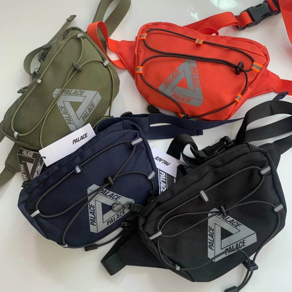 Riñonera PALACE Triangle Print Reflectante - Bolsa de Pecho para Pareja