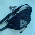 Riñonera PALACE Triangle Print Reflectante - Bolsa de Pecho para Pareja