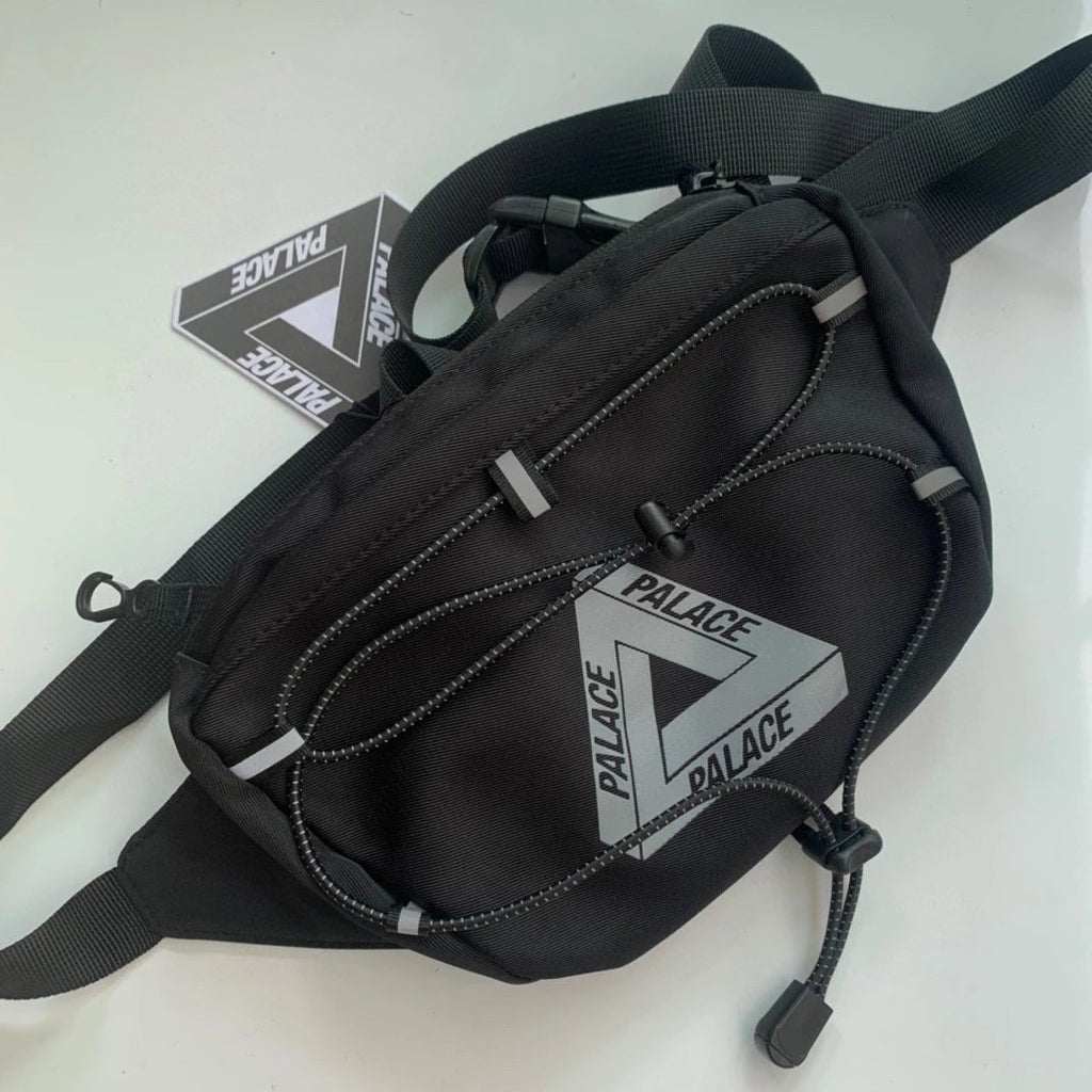 Riñonera PALACE Triangle Print Reflectante - Bolsa de Pecho para Pareja