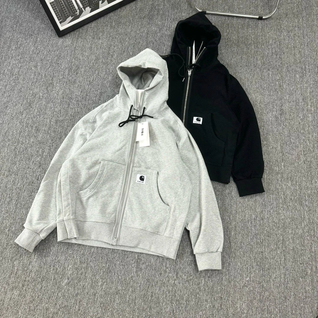 Gilet Zippé Couple Hoodie Automne Hiver Imagen principal del producto