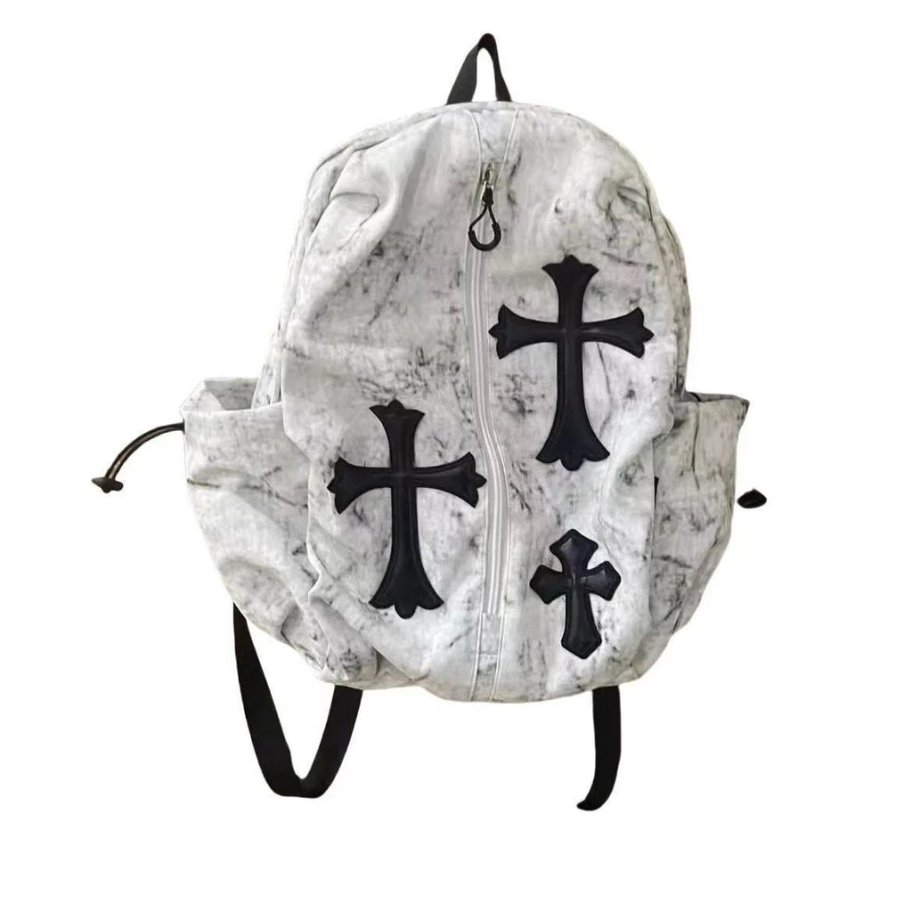 Crow heart mud dyed backpack