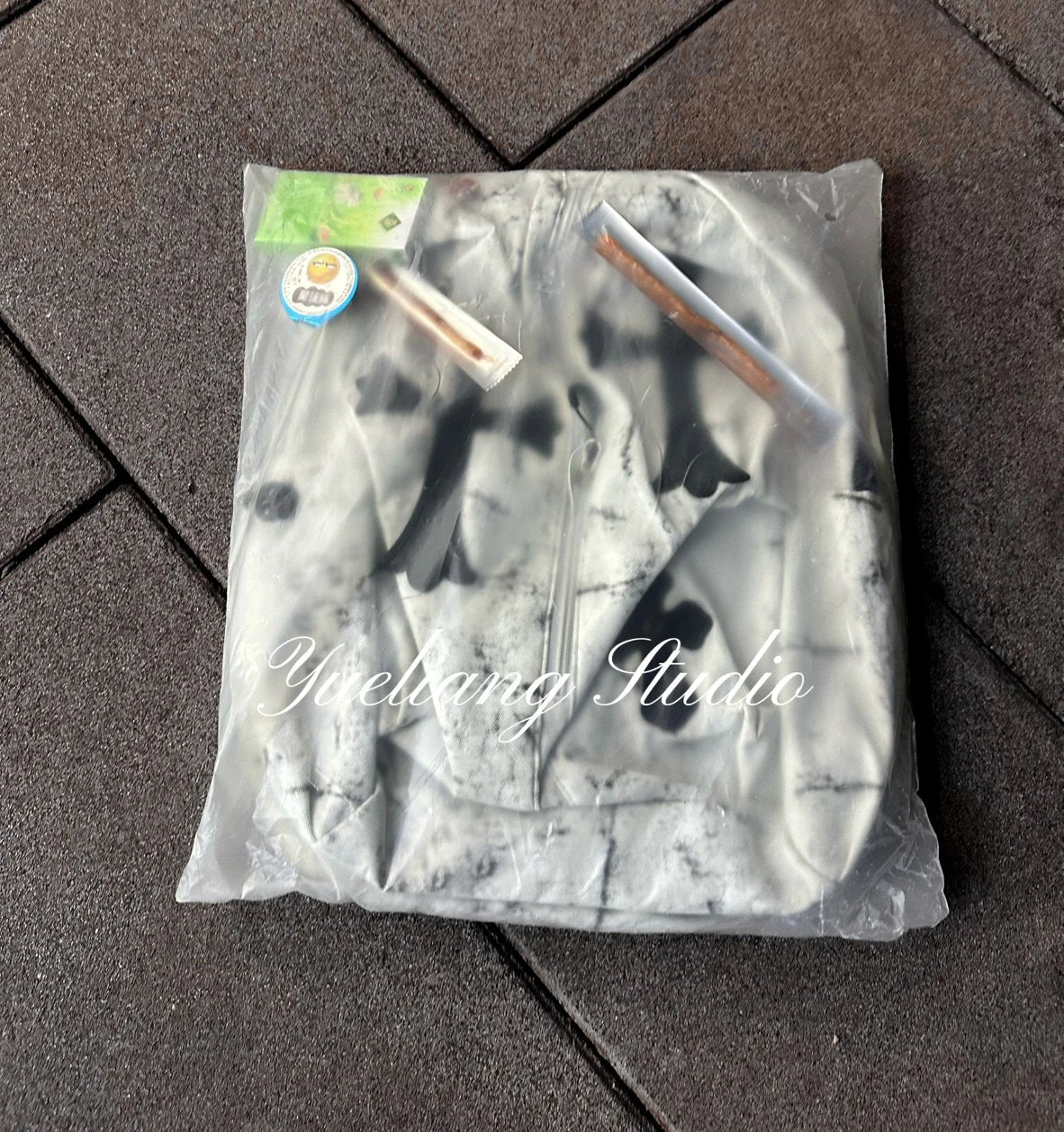 Crow heart mud dyed backpack