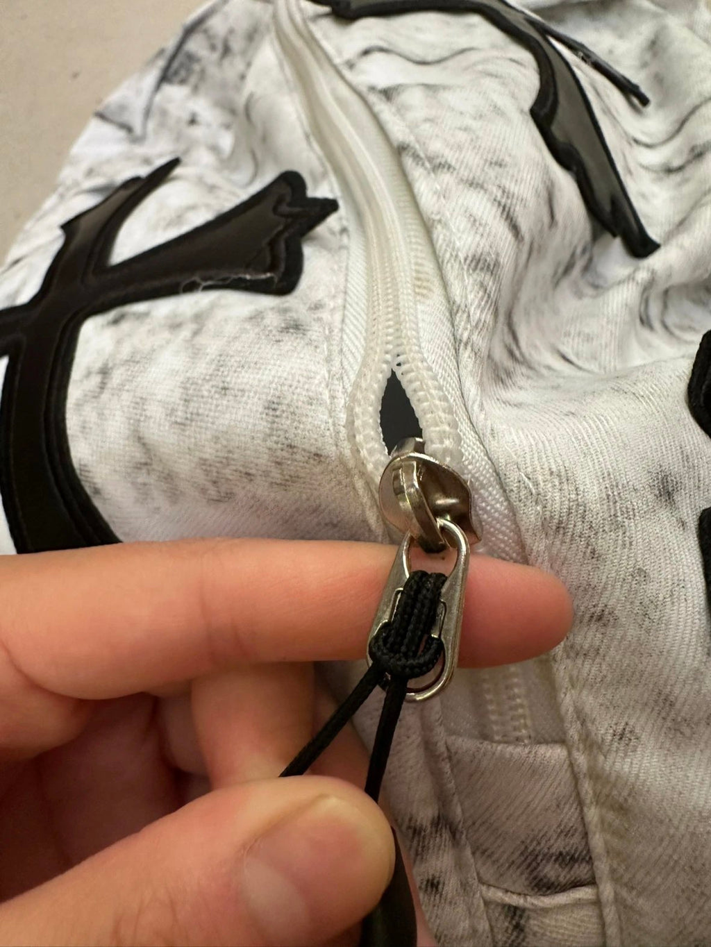 Crow heart mud dyed backpack