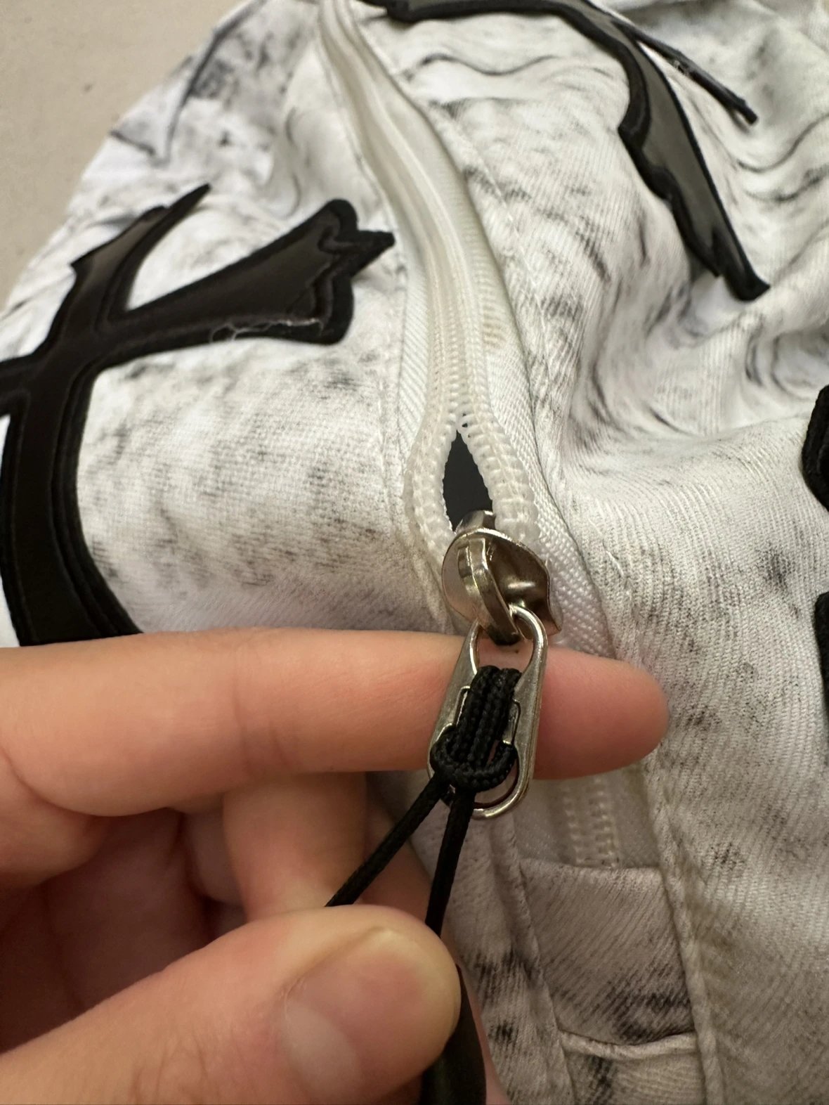 Crow heart mud dyed backpack